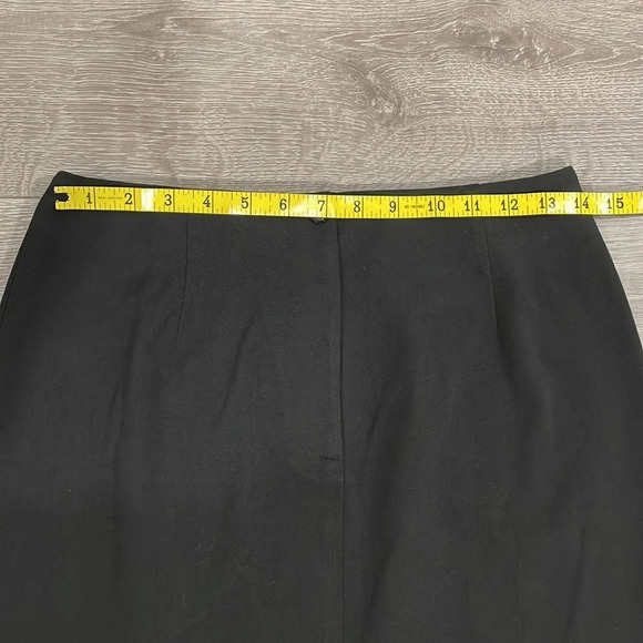 Talbots Stretch Classic Straight Black Skirt 6 - Picture 4 of 10